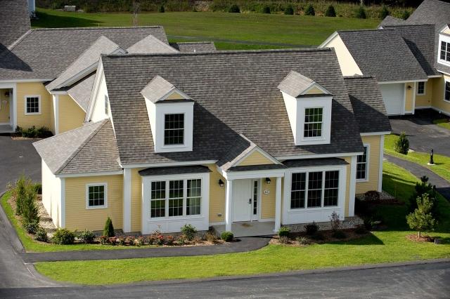 The Commons cottage aerial view