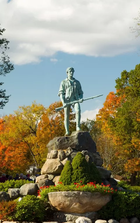 Minuteman statue