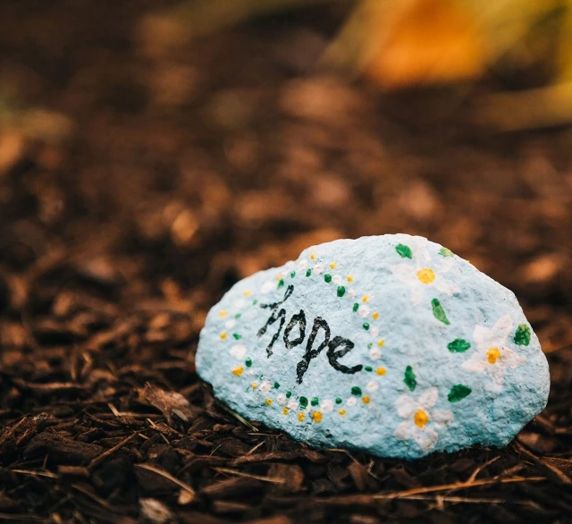 Painted rock