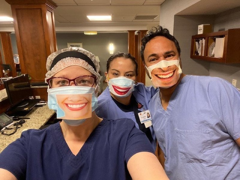 Commons staff wearing PPE equipment